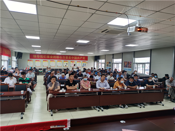 攝山村:書記帶頭講黨課 黨史學習再入心