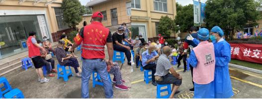 防疫有我 請您放心！三界村高效率完成第三次核酸檢測