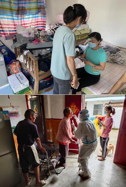 荊劉村方芳:亮麗“網(wǎng)格藍”守好疫情防控“責任田”