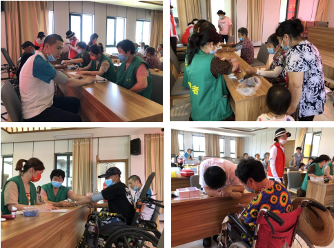 撐起健康“保護(hù)傘” 新農(nóng)社區(qū)殘疾人之家開展健康體檢活動